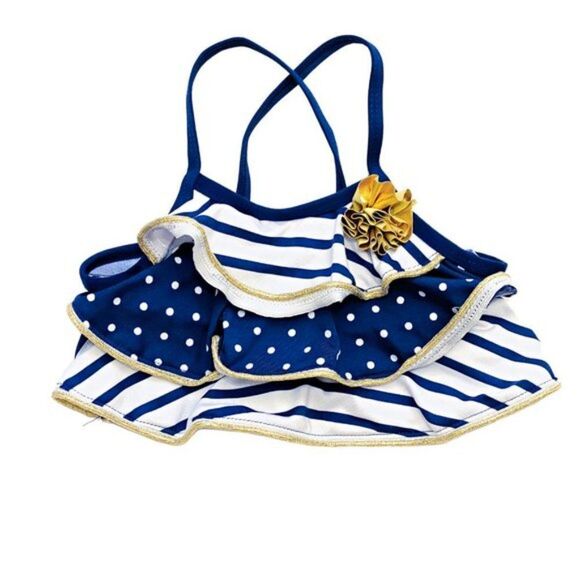 Baby Buns Flounce 3-Piece Bikini Set - Picture 3 of 11